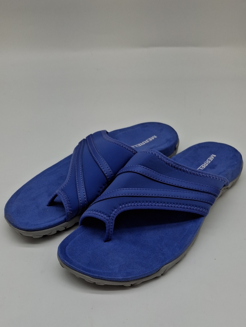 Merrell Terran Ari Wrap Slide Sandal Baja Blue 8